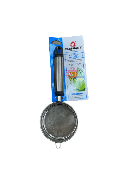 Elephant Pipe Handle Stainless Steel Tea Strainer Size 2 (8cm)