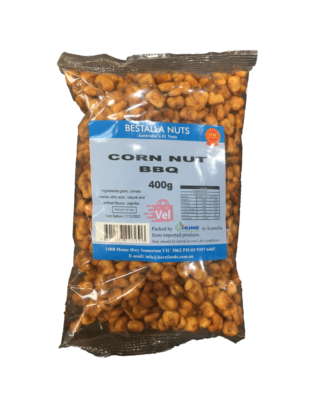 Bestalla Corn Nut BBQ 400g