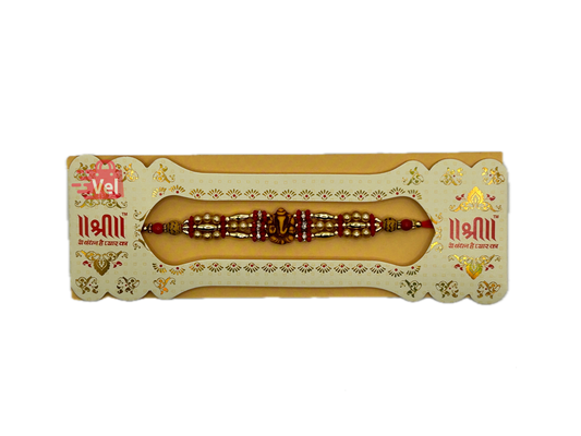 Beaded ganesha rakhi (Online exclusive)