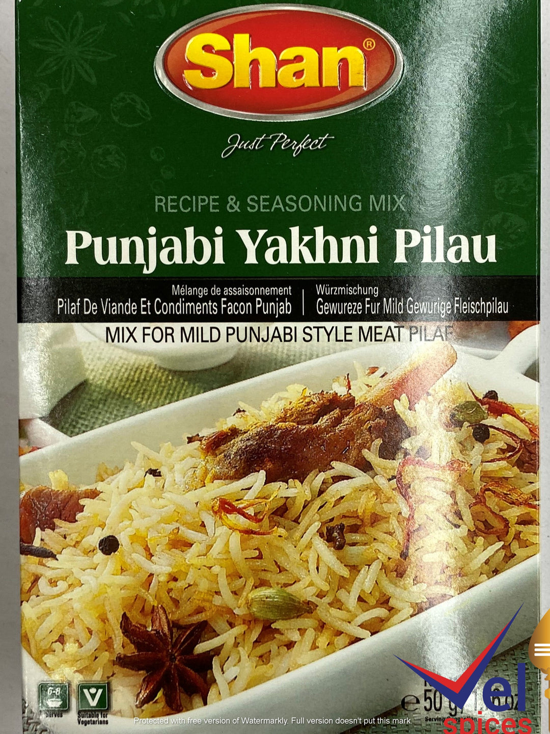 Shan Punjabi Yakhni Pilau 50G