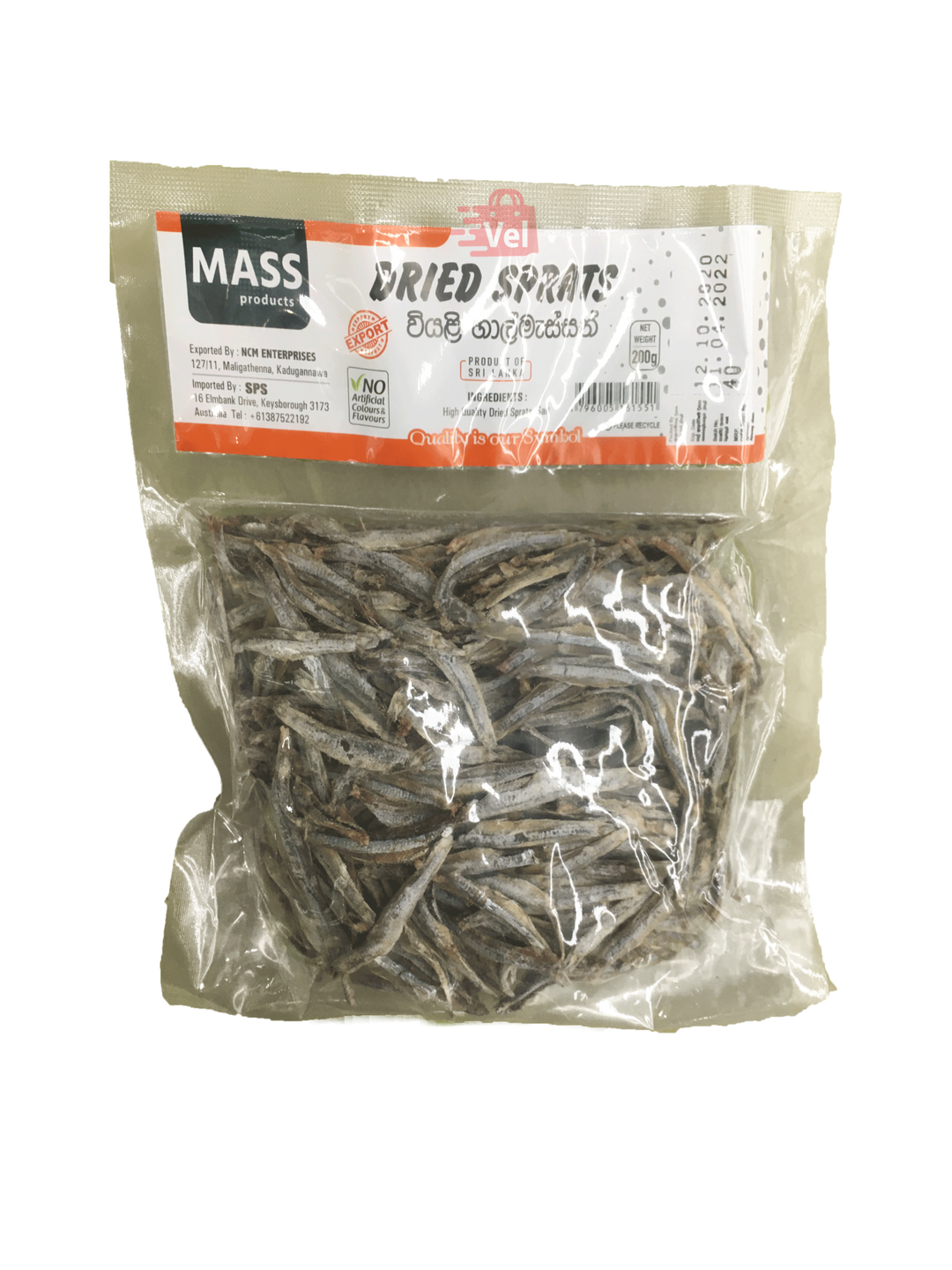 Mass Dried Sprats 200G