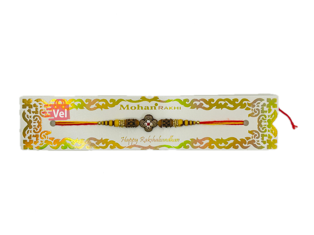 Brown Rakhi with Stones (Online exclusive)