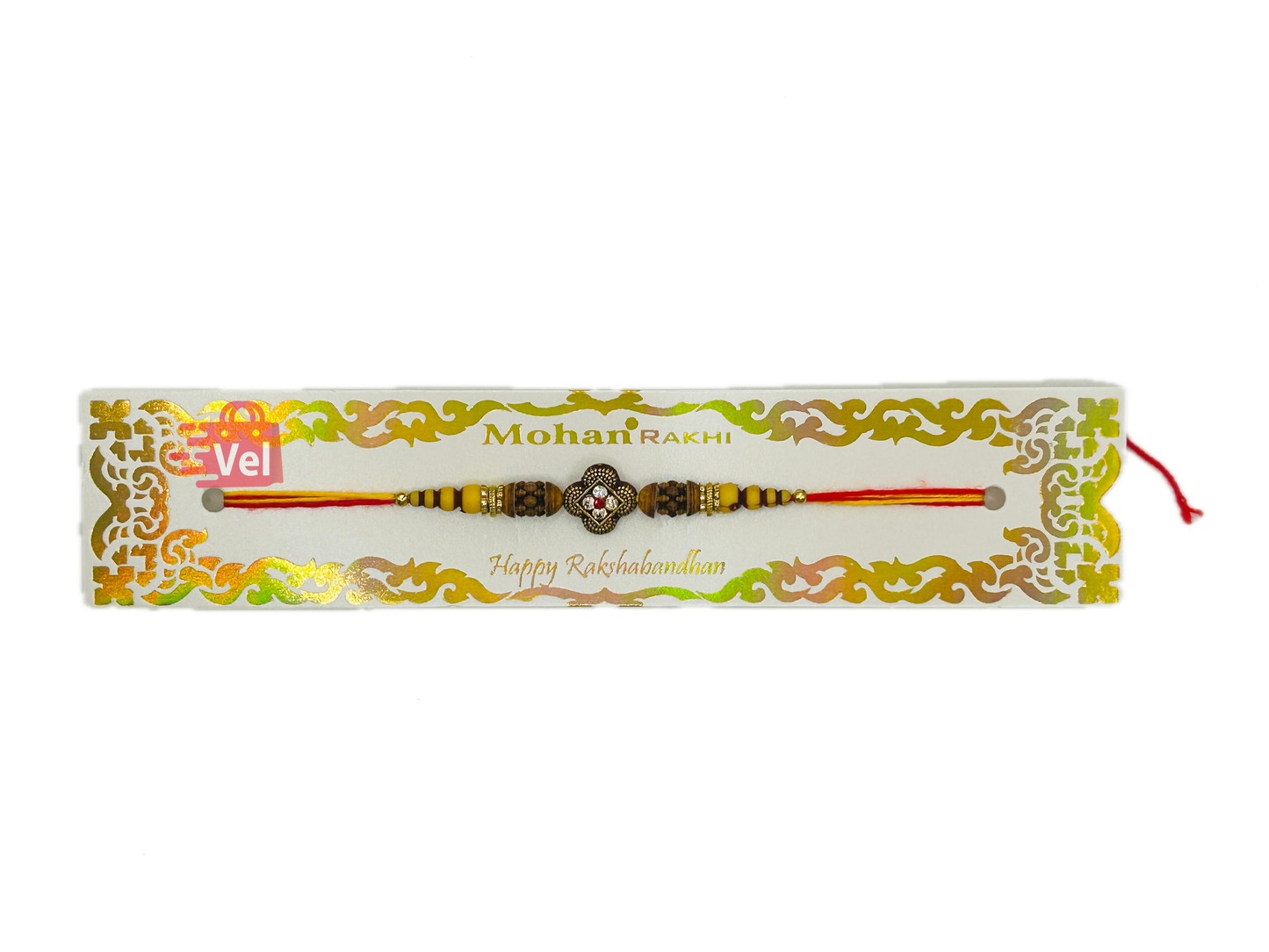Brown Rakhi with Stones (Online exclusive)