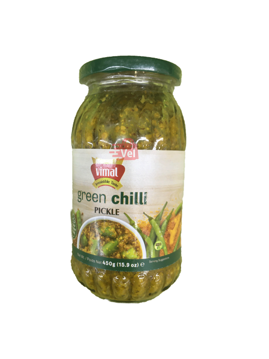 Vimal Green Chilli Pickle 450G