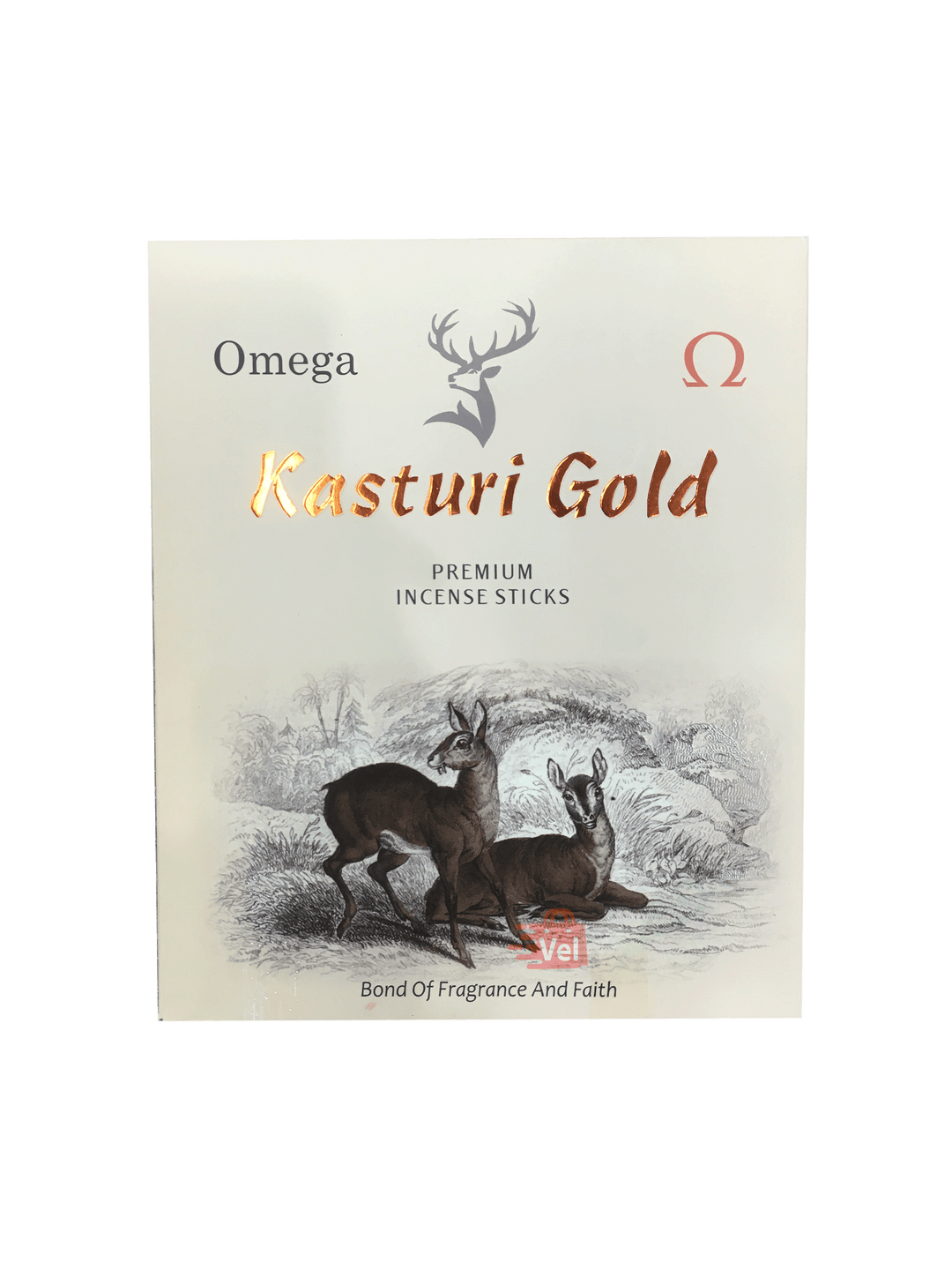 Omega Kasturi Gold Incense Sticks Value Pack
