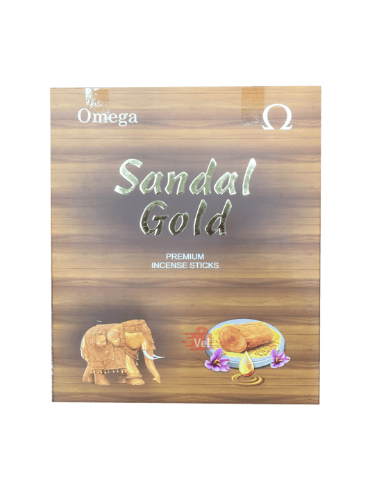 Omega Sandal Gold Incense Sticks Value Pack