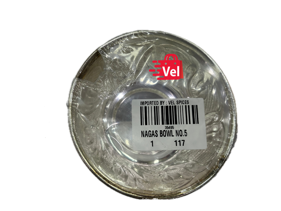 Pure Silver Nagas Bowl – Traditional Maharashtrian Puja Thali for Dhanteras & Diwali