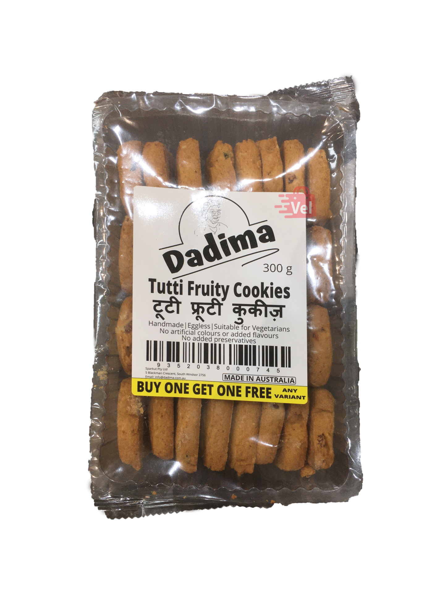 Dadima Tutti Frui Cookies 325G