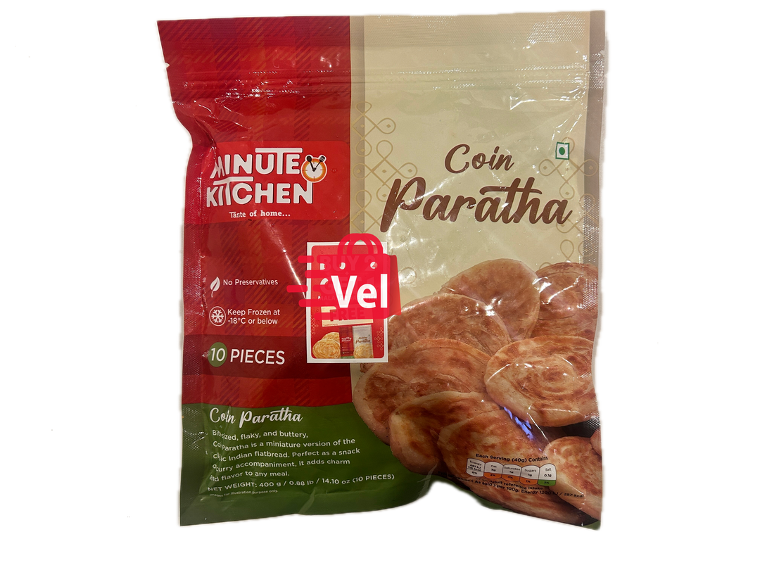 Minute Kitchen Coin Paratha 10Pcs 400G