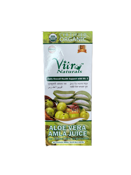Vitro Organic Aloe Amla Juice 500Ml
