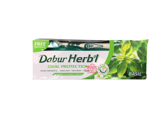 Dabur Basil Oral Protection Tooth Paste 150G