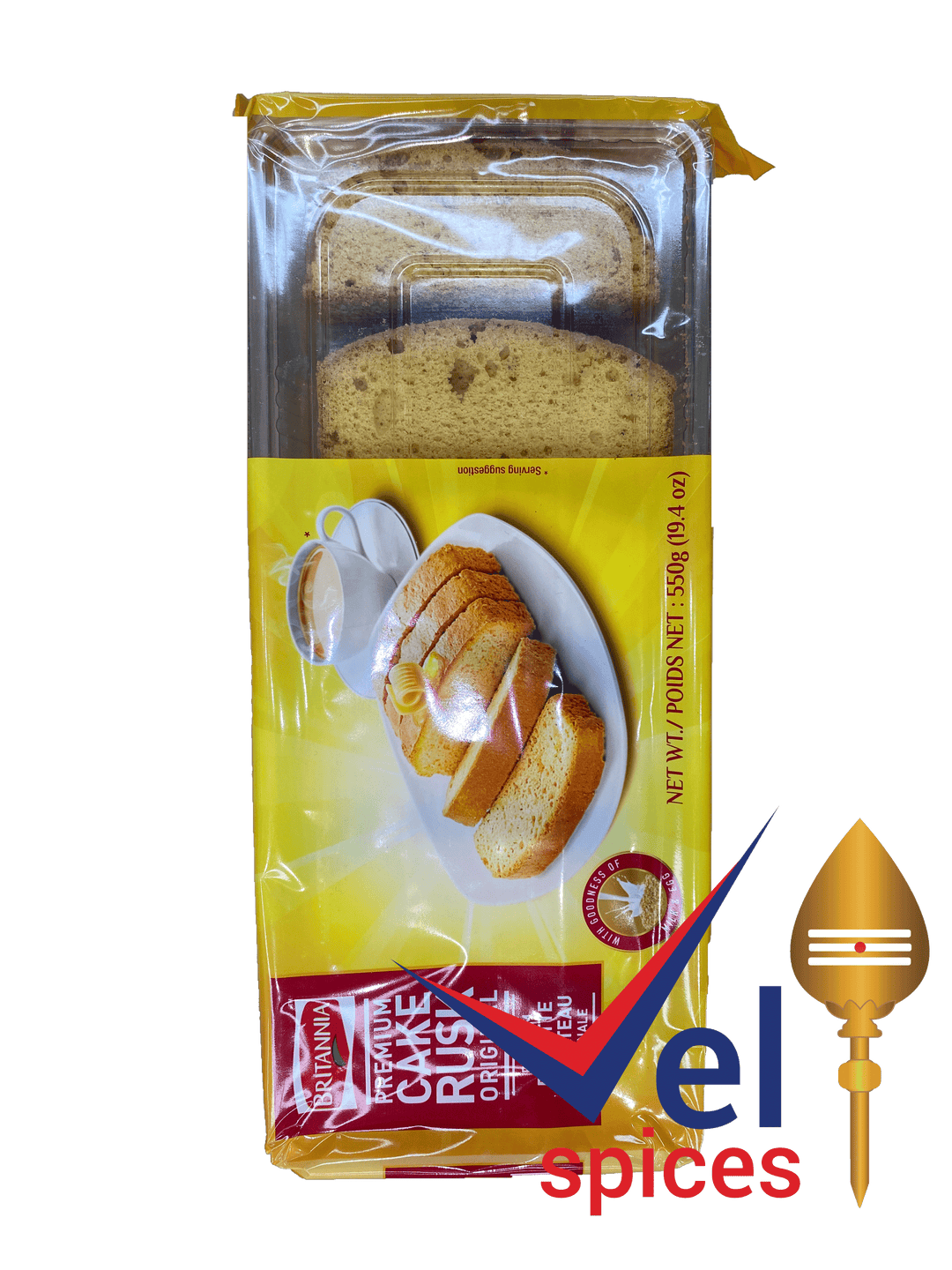 Britannia Cake Rusk 550G