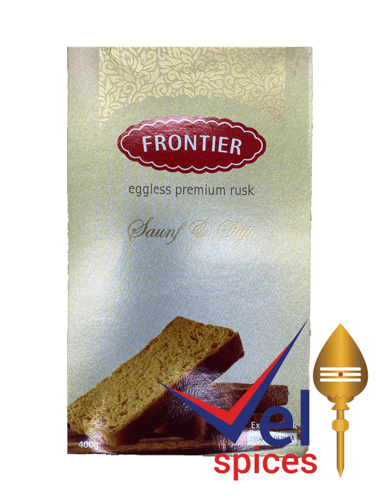 Frontier Saunf & Suji Eggless Rusk 400G