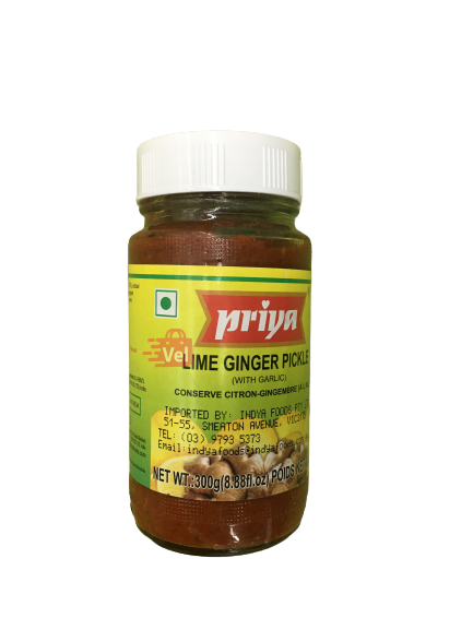 Priya Lime Ginger Pickle 300G