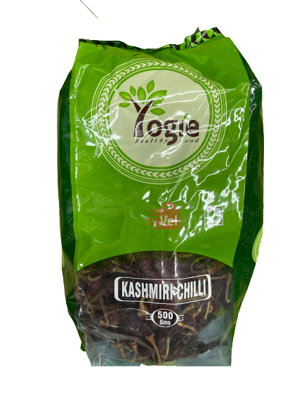 Yogie Kashmiri Chilli With Stem 500G