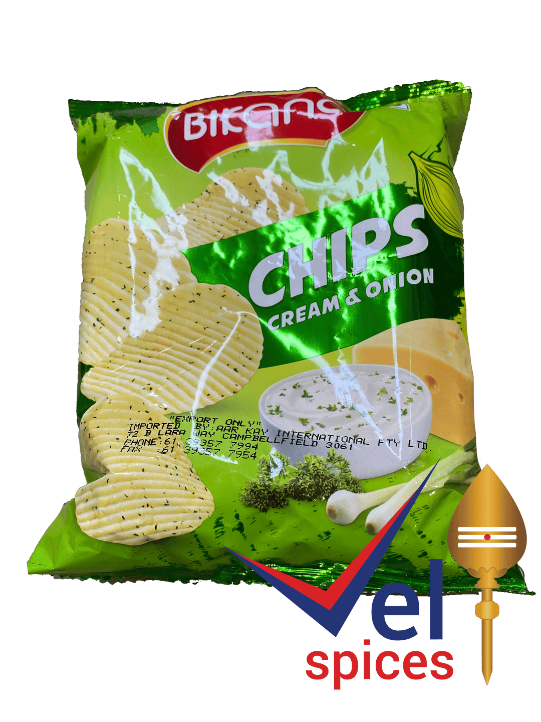 Bikano Cream Onion Chips 60G