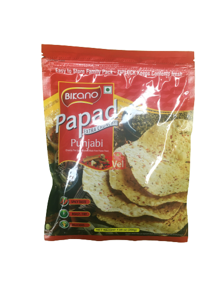 Bikano Punjabi Papad 200G