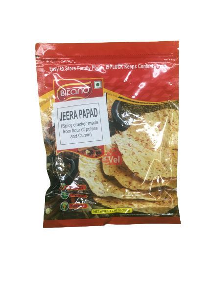 Bikano Jeera Papadam 200G