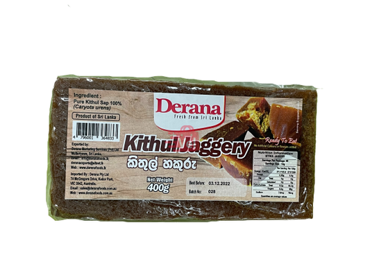 Derana Kithul Jaggery Block 400G