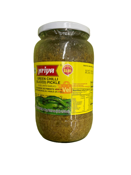 Priya  Green Chilli  Pickle 1kg