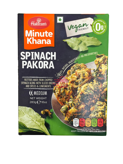 Haldirams Spinach Pakora  283G Frozen