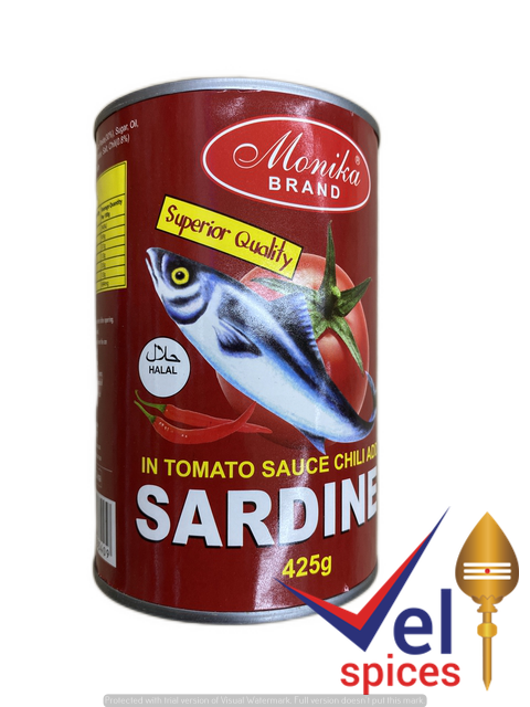 Monica Sardines In Tomato Sauce Chilli Added 425G