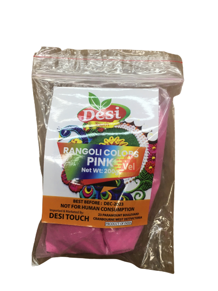 Desi Touch Rangoli Colour Pink 200G
