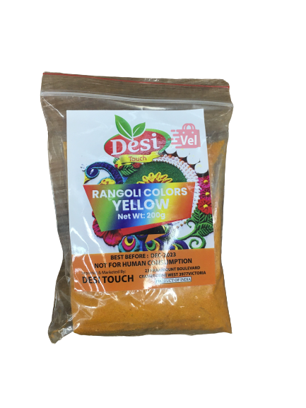 Desi Touch Rangoli Colour Yellow 200G