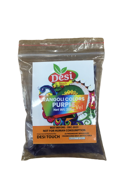 Desi Touch Rangoli Colour Purple 200G