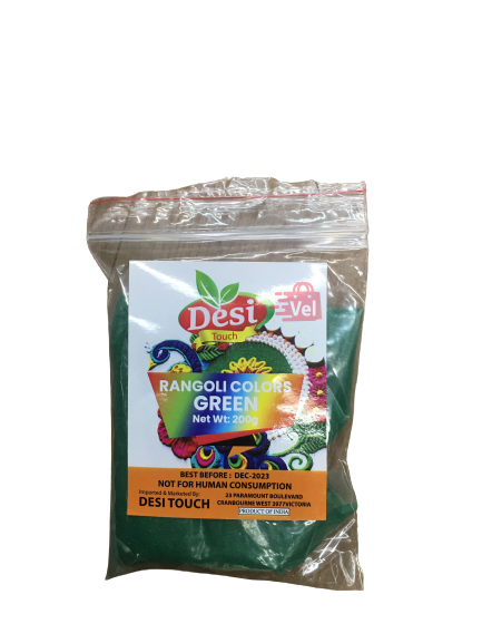 Desi Touch Rangoli Colour Green 200G