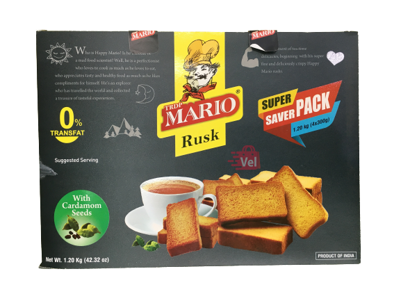 Buy Mario Cardamom Rusk 1.2Kg Online Melbourne - Velspices Australia