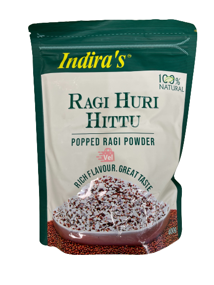 Indiras Ragi Huri Hittu Popped Ragi Powder 400G