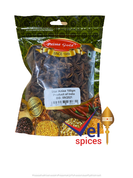 Buy Prime Gold Star Ani Seed 100G Online Melbourne - Velspices Australia