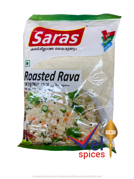Buy Saras Roasted Rava 500G Online Melbourne - Velspices Australia