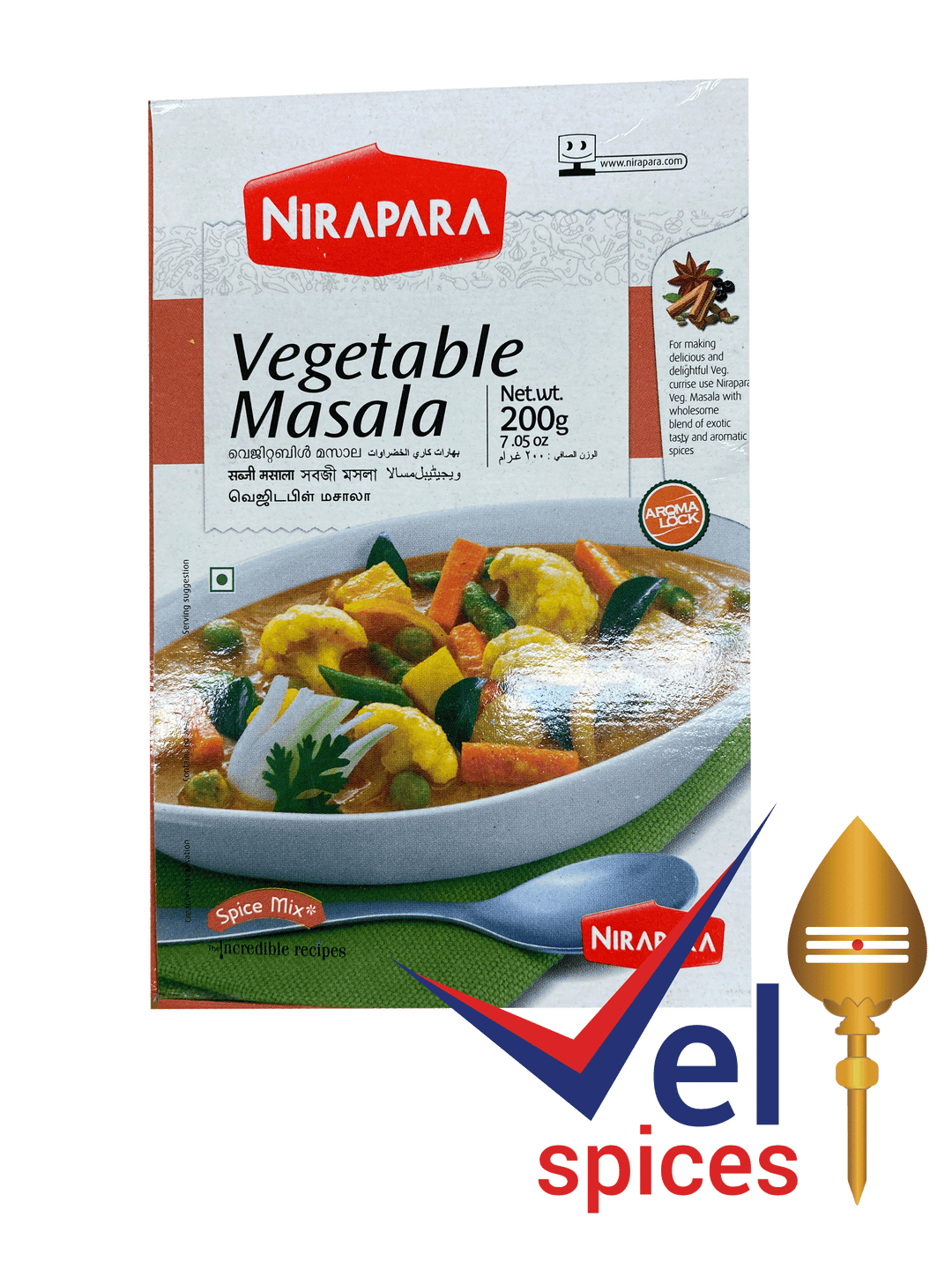 Nirapara Vegetable Masala 200G