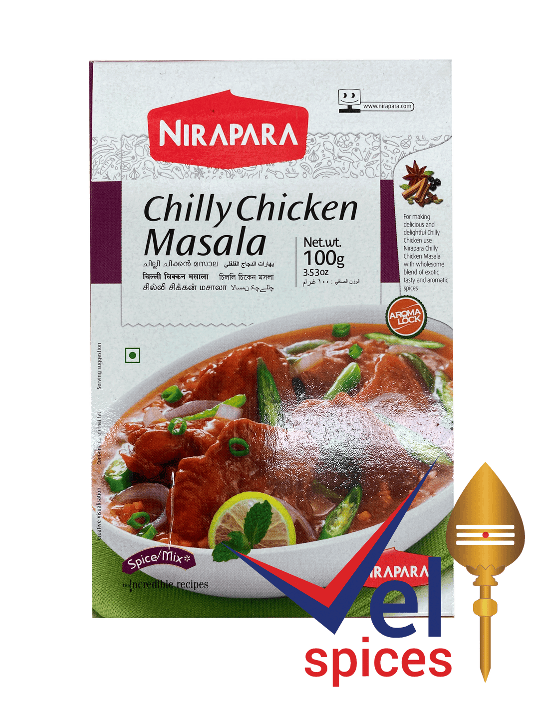 Nirapara Chilli Chicken Masala 100G