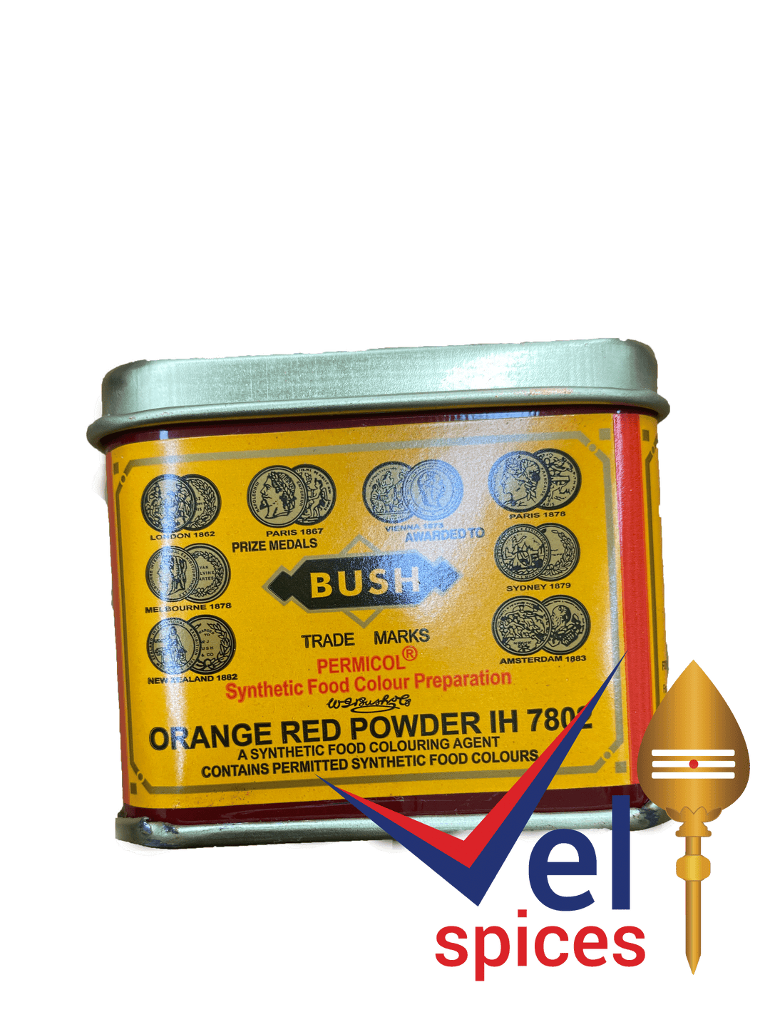 Bush Orange Red Colour Powder 100G