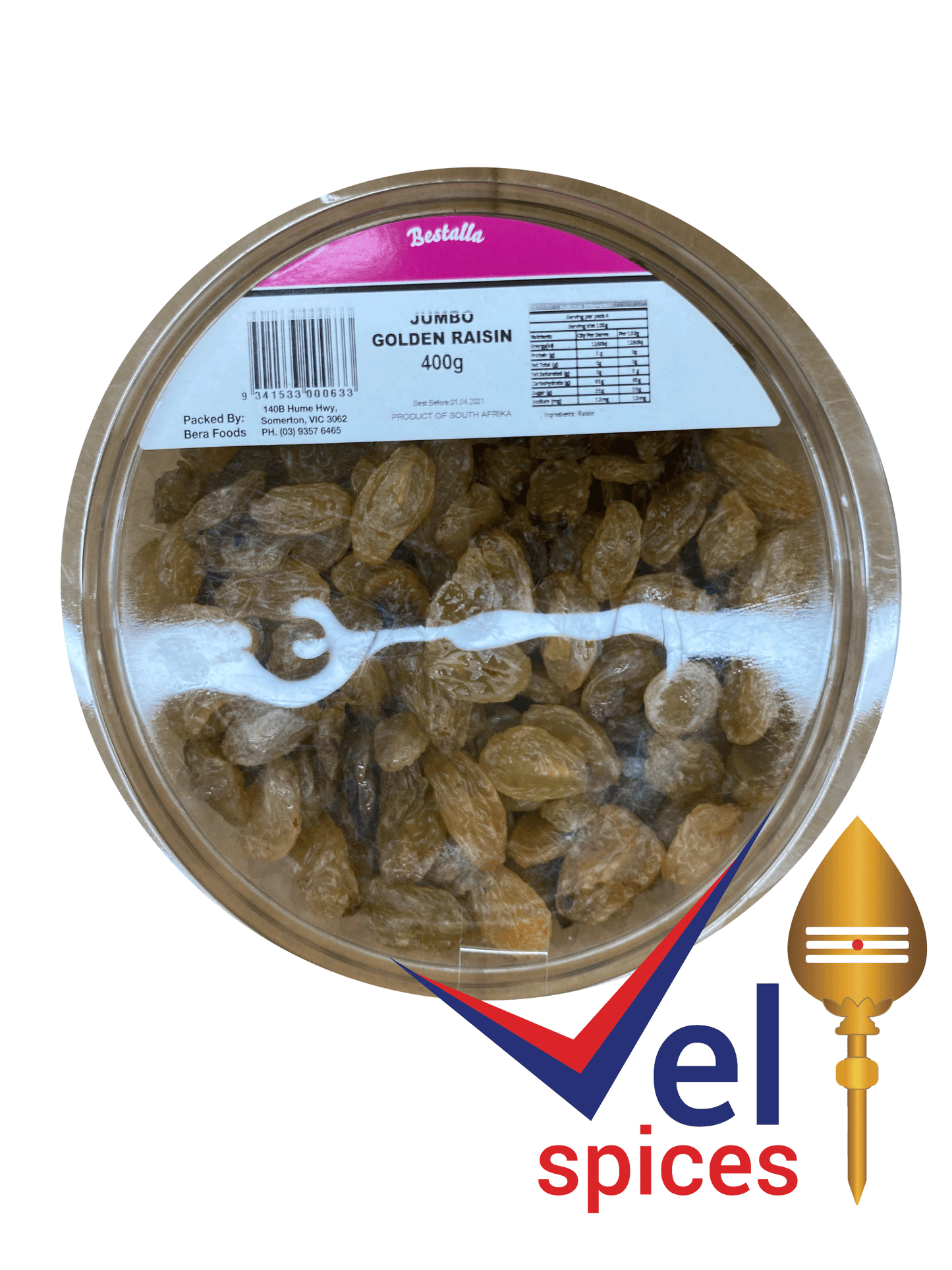 Bestalla Jumbo Golden Raisin 400G