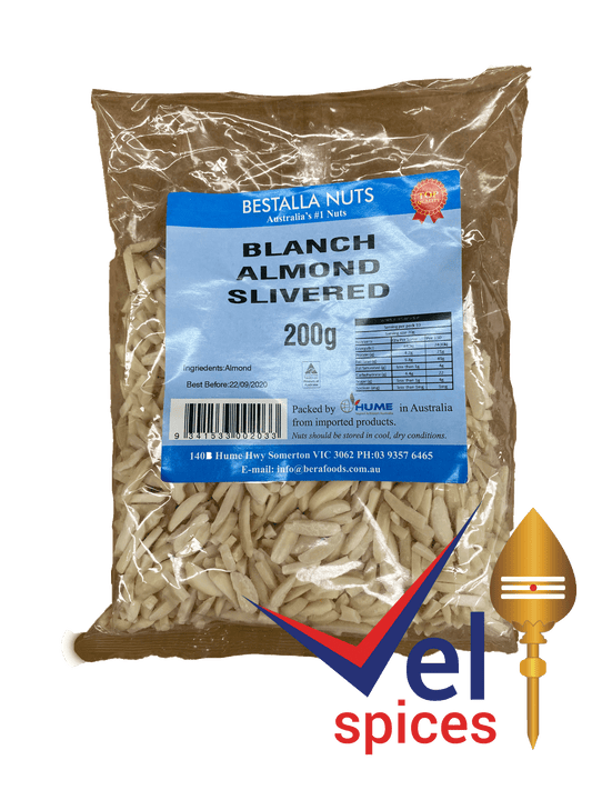 Bestalla Nuts Blanch Almond Slivered 200G