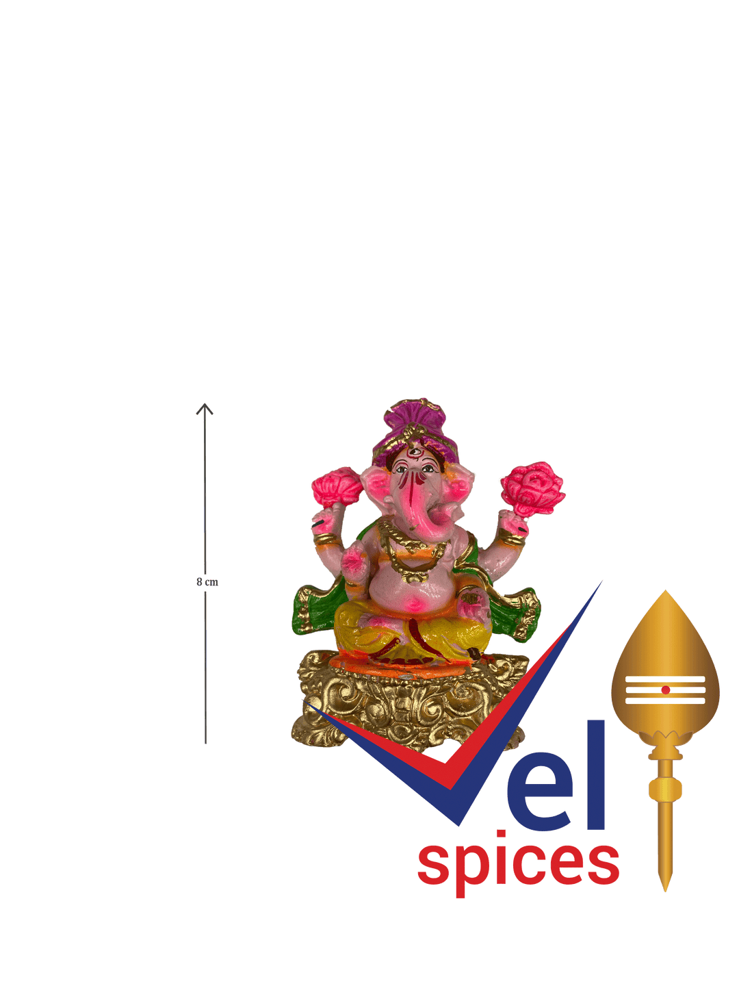 God Ganesh Idol 8cm