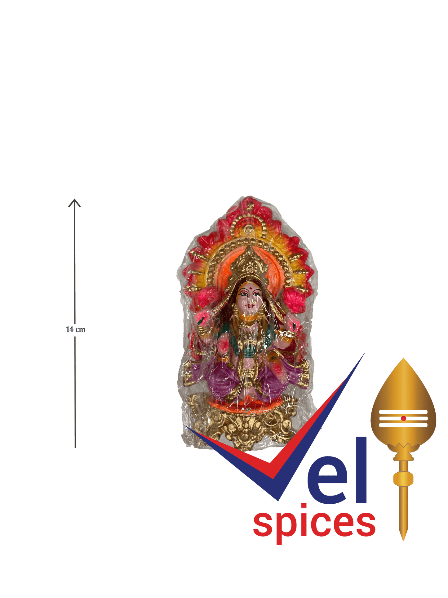 Goddess Lakshmi Idol 14cm