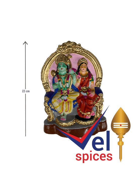 God Seetha Rama Idol 22cm
