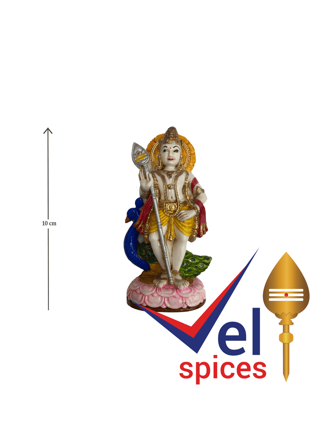 God Murugan Idol 10cm
