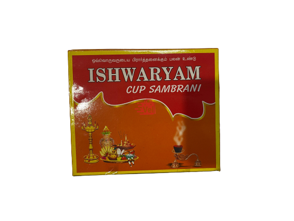 Ishwaryam Sambrani Cups (Dhoop)