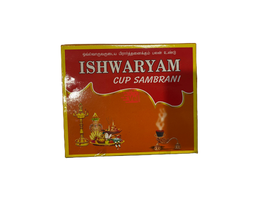 Ishwaryam Sambrani Cups (Dhoop)