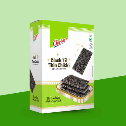 Charliee Black Thin Till Chikki 300G