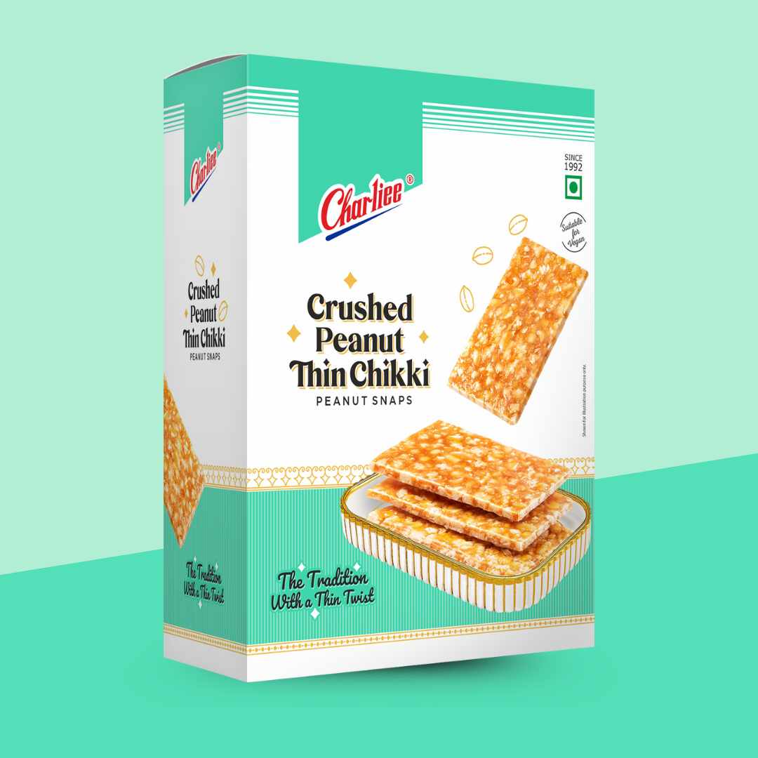 Charliee Crushed Peanut Thin Chikki 300G