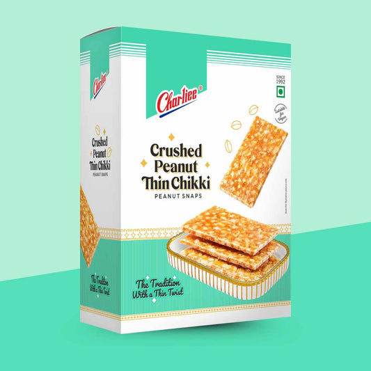 Charliee Crushed Peanut Thin Chikki 300G