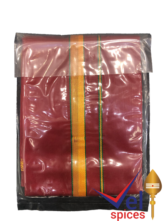 Small Dhoti (Cloth) Maroon 70cm