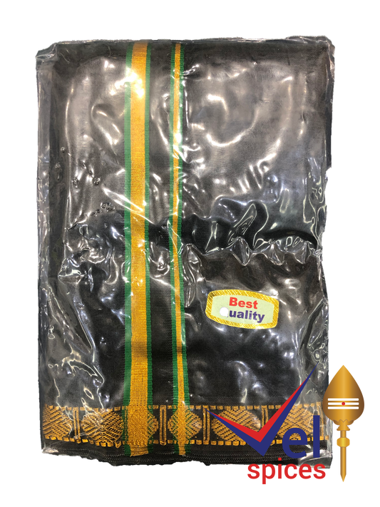 Small Dhoti (Cloth) Black 70cm
